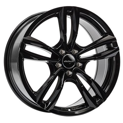 WHEELWORLD-2DRV WH29 black glossy painted 7.5Jx17 5x120 ET43