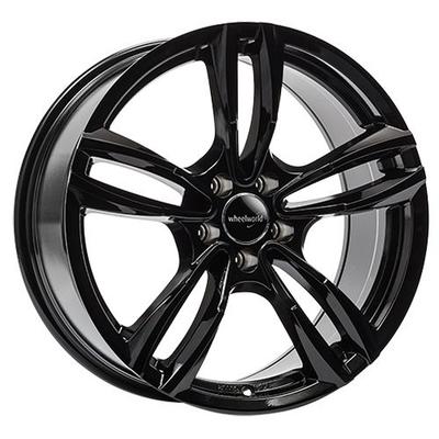 WHEELWORLD-2DRV WH29 black glossy painted 7.5Jx17 5x120 ET43