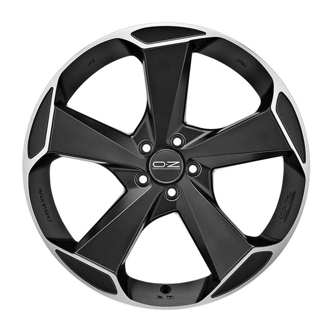 OZ ASPEN HLT matt schwarz diamond cut 11.0Jx21 5x130 ET60