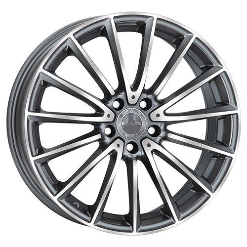 MAK KOMET gun metallic mirror 7.5Jx17 5x112 ET36