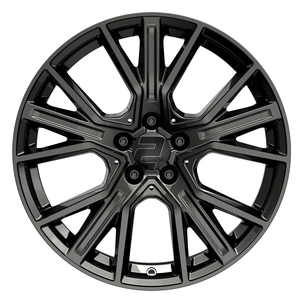 WHEELWORLD-2DRV WH34 dark gunmetal full painted 8.0Jx18 5x112 ET36