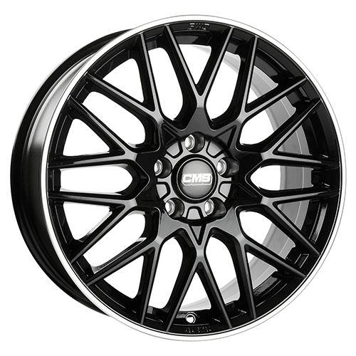 CMS C25-DRB diamond rim black 7.5Jx18 5x108 ET51