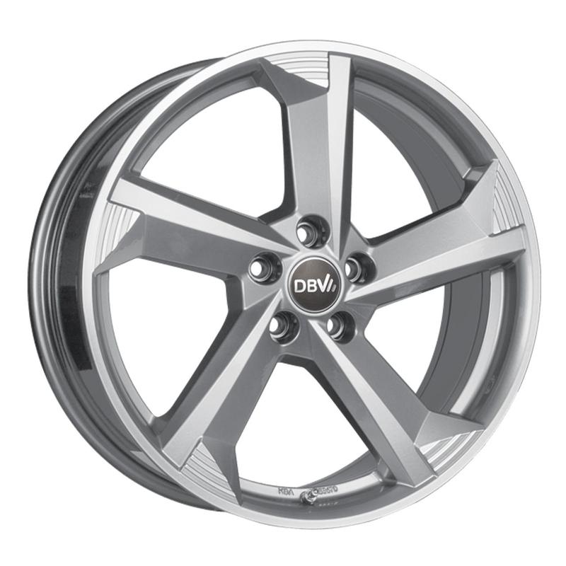 DBV TORINO III hyper silber front poliert 8.0Jx18 5x112 ET48