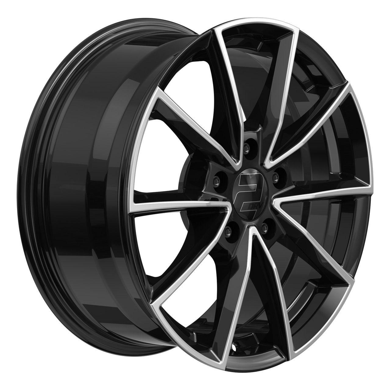 WHEELWORLD-2DRV WH28 schwarz hochglanzpoliert 8.0Jx18 5x112 ET45