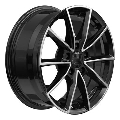 WHEELWORLD-2DRV WH28 schwarz hochglanzpoliert 9.0Jx20 5x112 ET37