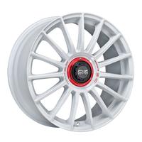 OZ SUPERTURISMO EVOLUZIONE WRC race white + red lettering 8.0Jx18 5x112 ET45