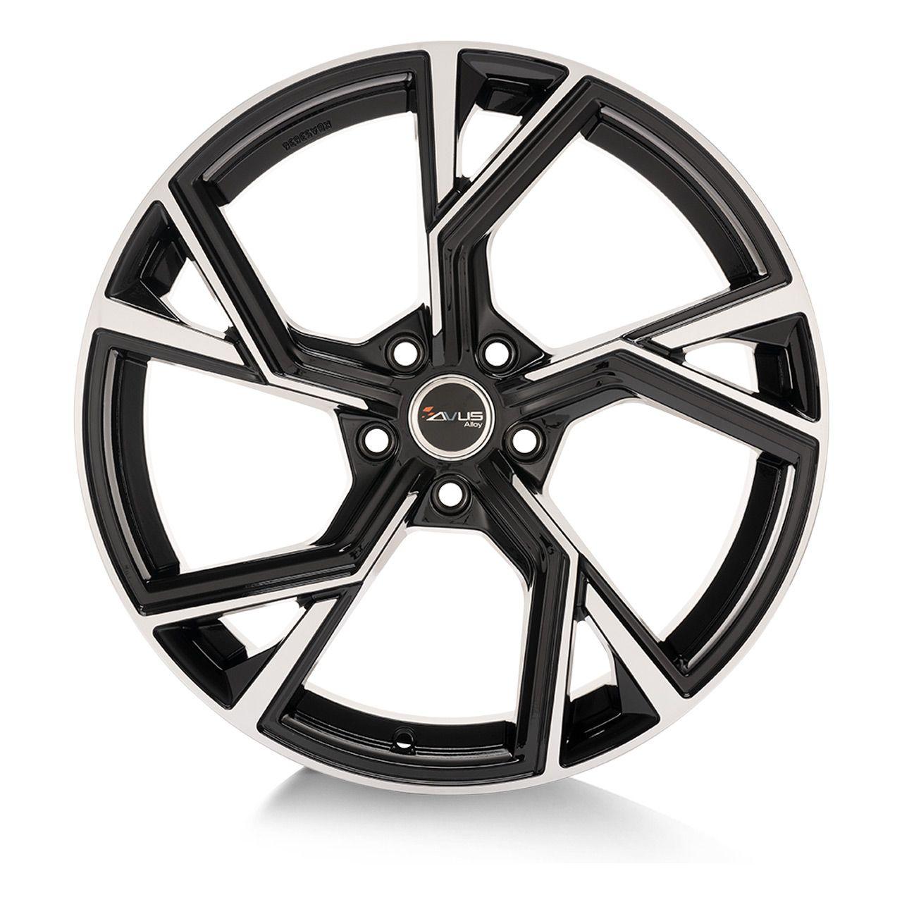 AVUS RACING AF20 black polished 8.5Jx19 5x112 ET40