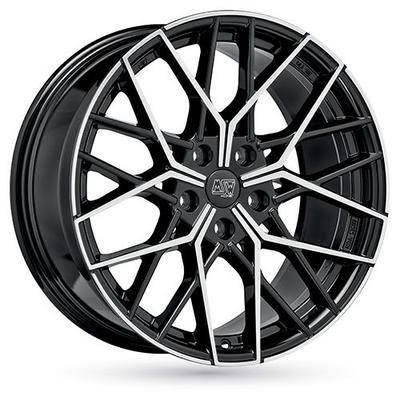 MSW (OZ) MSW 74 gloss black full polished 9.5Jx20 5x112 ET22