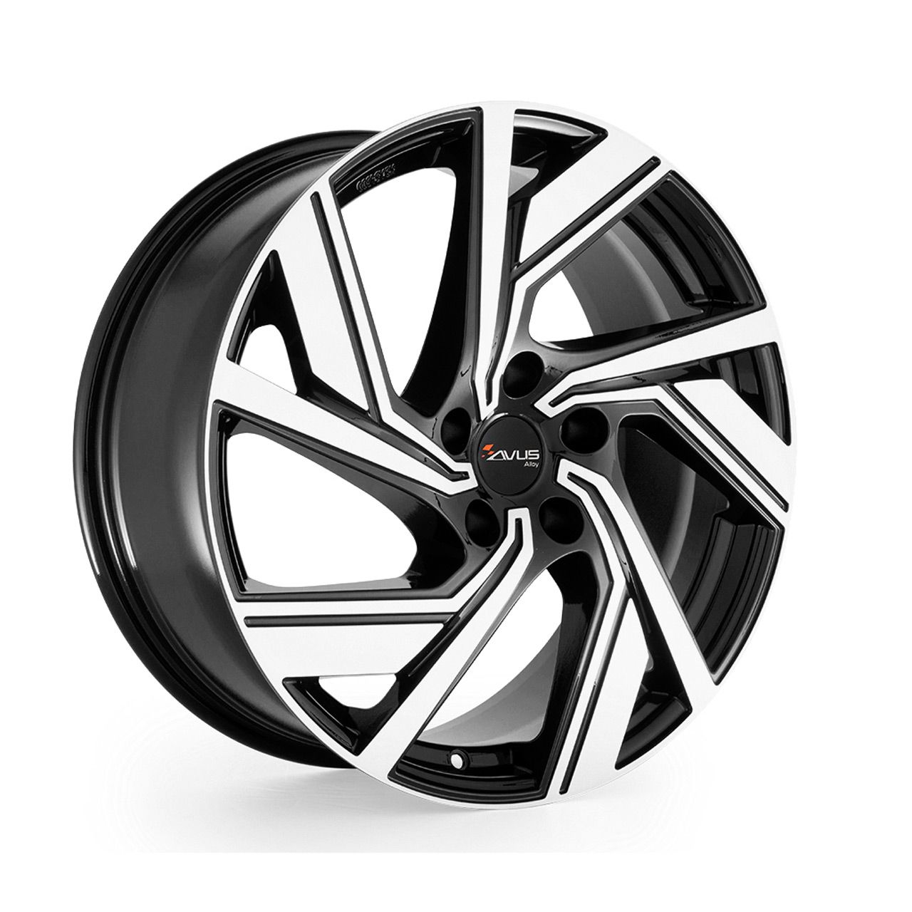 AVUS RACING AC-521 black polished 9.0Jx20 5x112 ET20