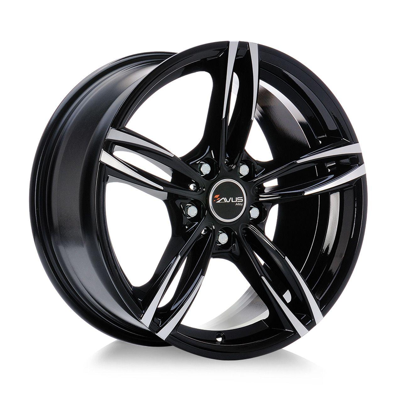 AVUS RACING AF15 black polished 8.5Jx19 5x112 ET50