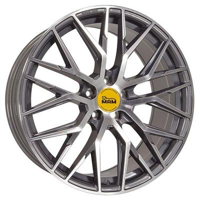 MAM WHEELS MAM RS4 palladium front polished 8.0Jx18 5x120 ET35