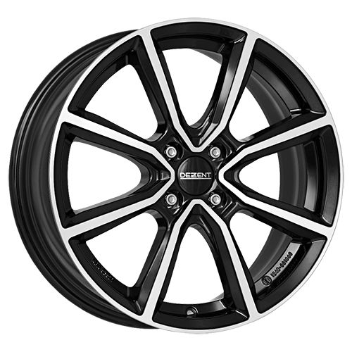DEZENT DEZENT TN DARK black polished 7.0Jx18 4x100 ET45