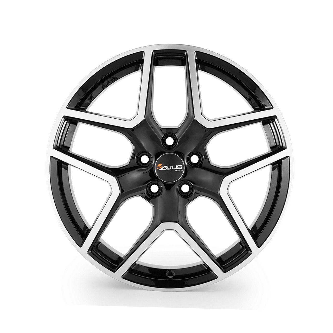 AVUS RACING AC-519 black polished 7.5Jx18 5x110 ET40