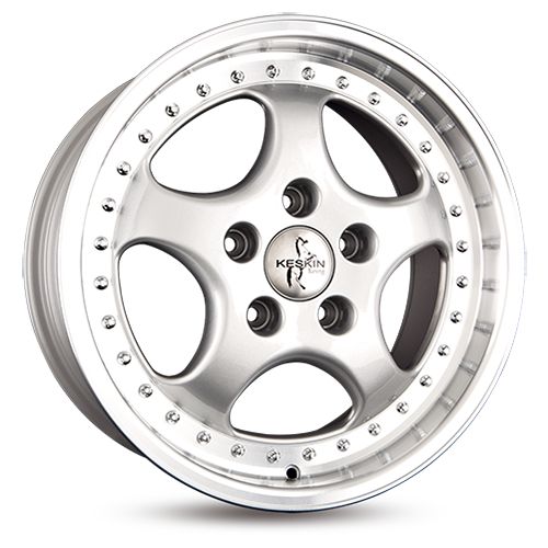 KESKIN WHEELS KT2 CUP silver lip polish 9.5Jx18 5x130 ET52