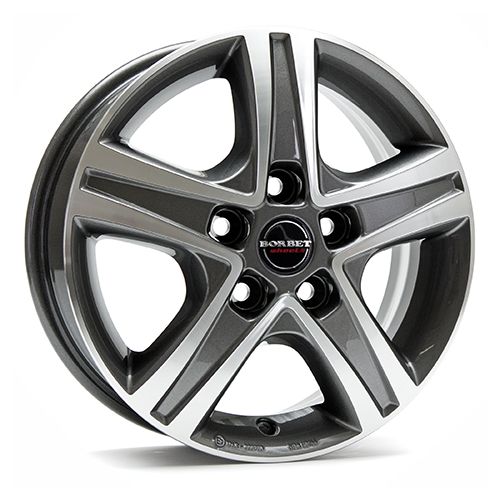 BORBET DESIGN CWD mistral anthrazit poliert 6.5Jx16 5x120 ET52
