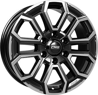 CMS C35-DB PICK UP diamond black 8.0Jx18 6x114.3 ET45