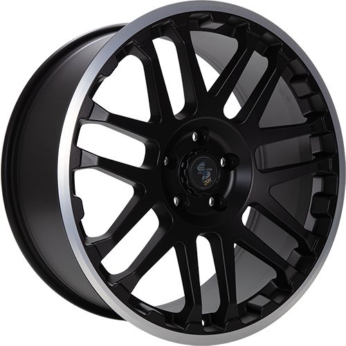 ETABETA COMBAT Black matt lip polished 10.0Jx22 6x139.7 ET45