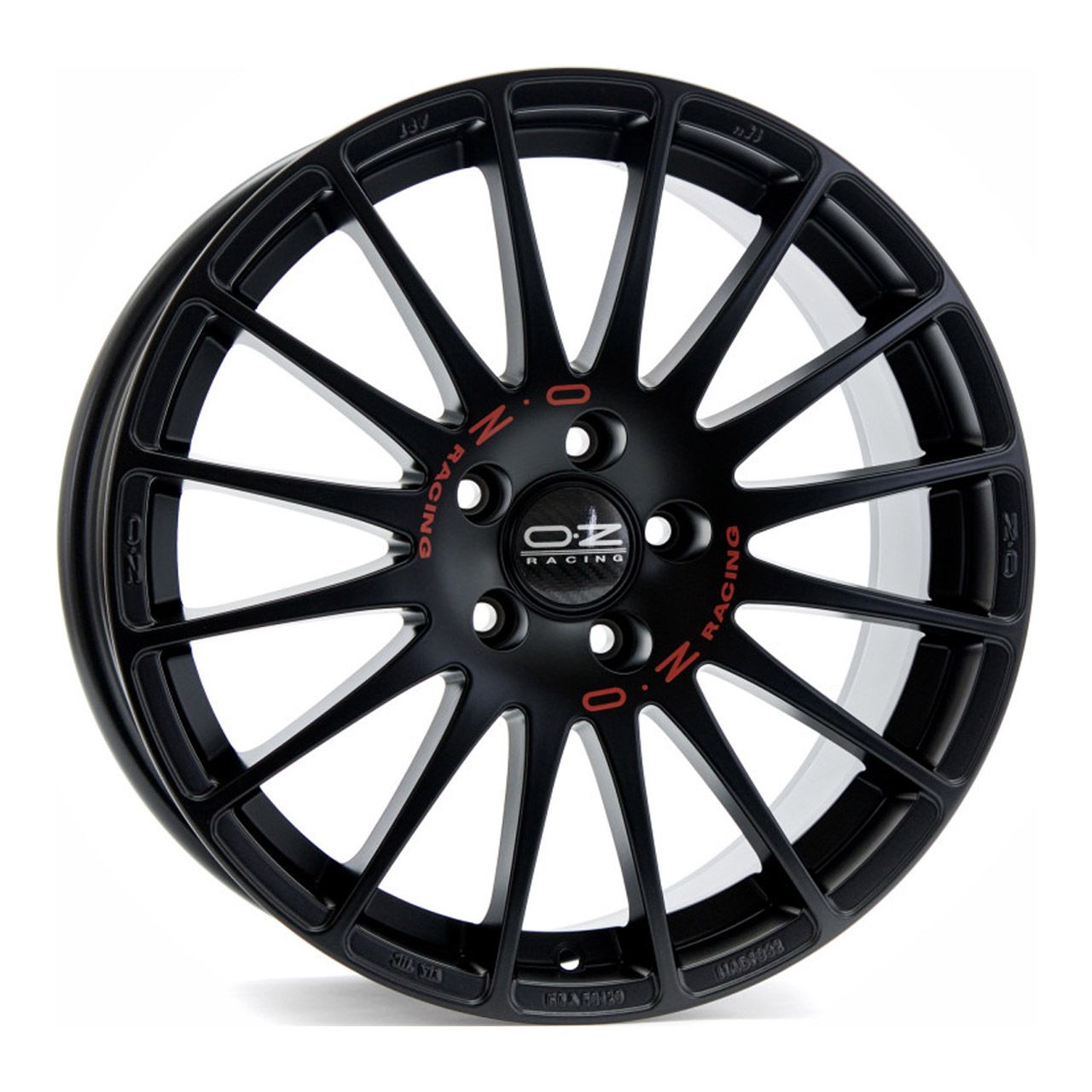 OZ SUPERTURISMO GT matt schwarz 7.0Jx18 4x100 ET50