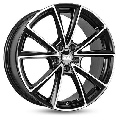 MAM WHEELS MAM A5 matt black front polish 8.0Jx19 5x112 ET30