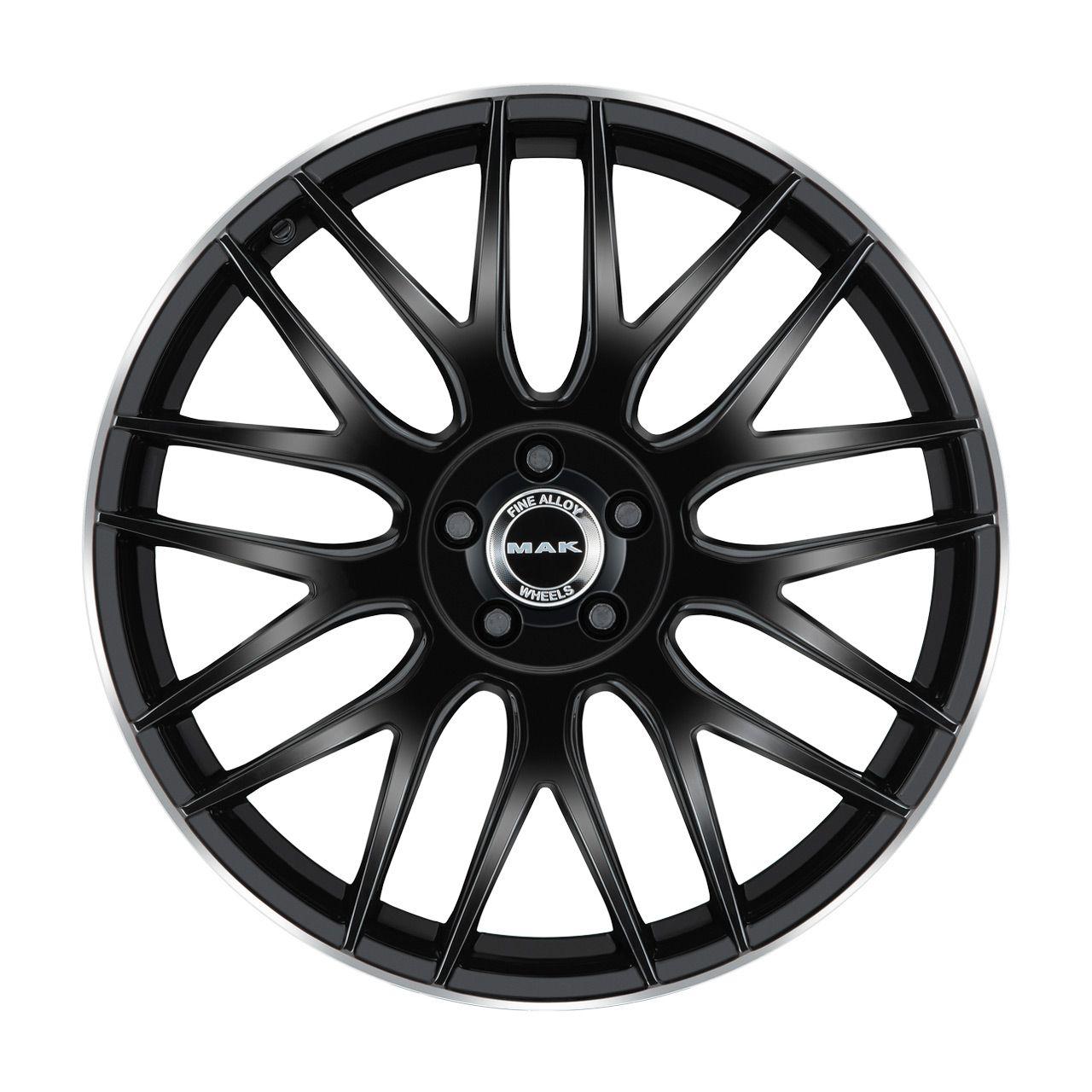 MAK ARROW-D gloss black mirror ring 11.0Jx21 5x112 ET55