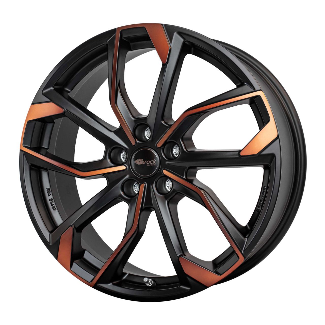 RC-DESIGN RC34 black orange matt 8.0Jx19 5x112 ET45