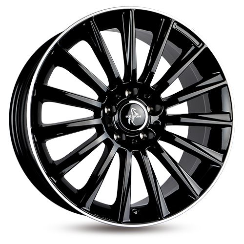 KESKIN WHEELS KT18 TURBO black lip polish 8.5Jx20 5x120 ET30