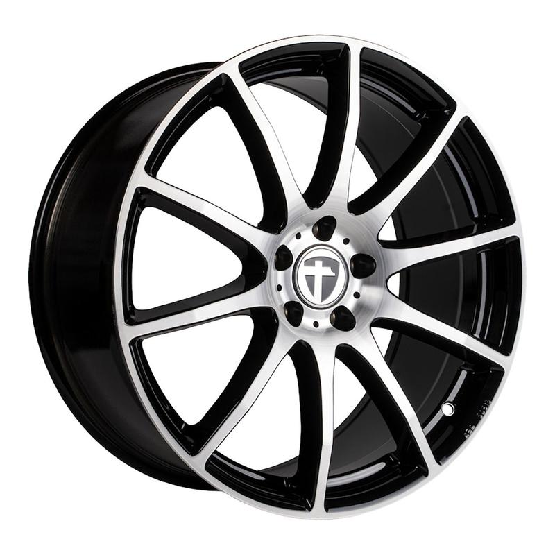 TOMASON TN1 FLOW black polished 9.0Jx19 5x112 ET35