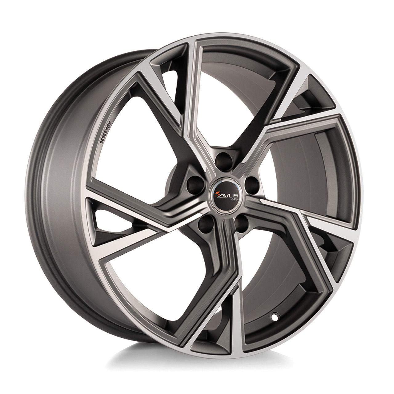 AVUS RACING AF20 matt anthracite polished 8.0Jx18 5x112 ET35