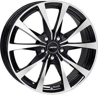AUTEC TYP BX - BRIXEN schwarz poliert 6.5Jx16 5x100 ET40