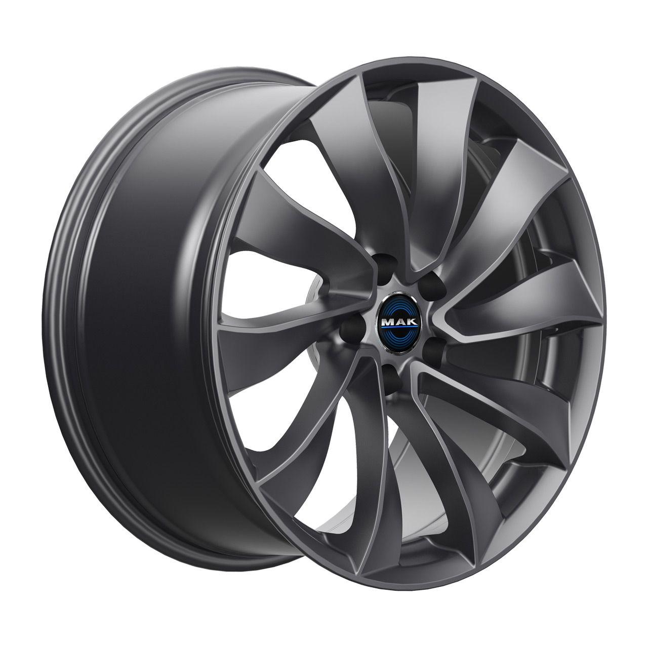 MAK SOLAR gloss gun metallic 9.5Jx19 5x114 ET45