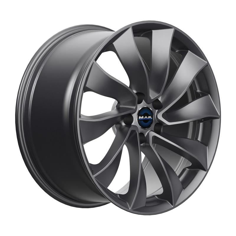MAK SOLAR gloss gun metallic 9.5Jx20 5x114.3 ET45
