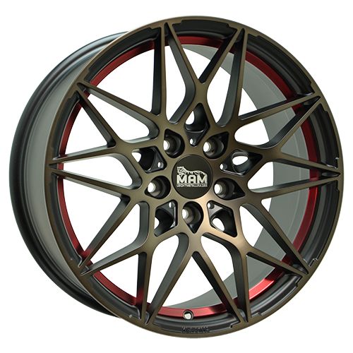 MAM WHEELS MAM B2 bronze red inside 8.5Jx20 5x112 ET30