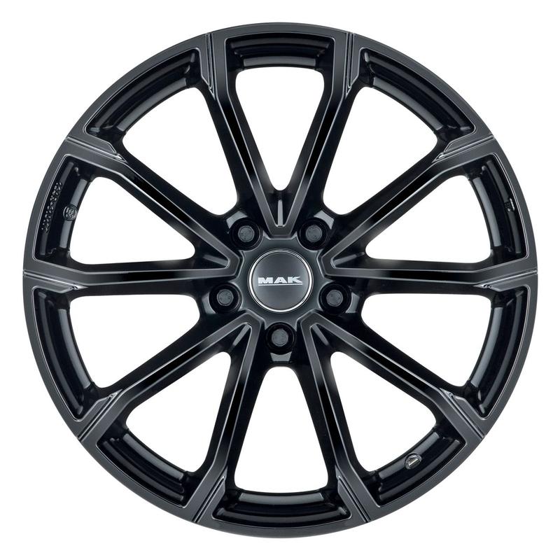 MAK DAVINCI gloss black 7.5Jx17 5x112 ET49