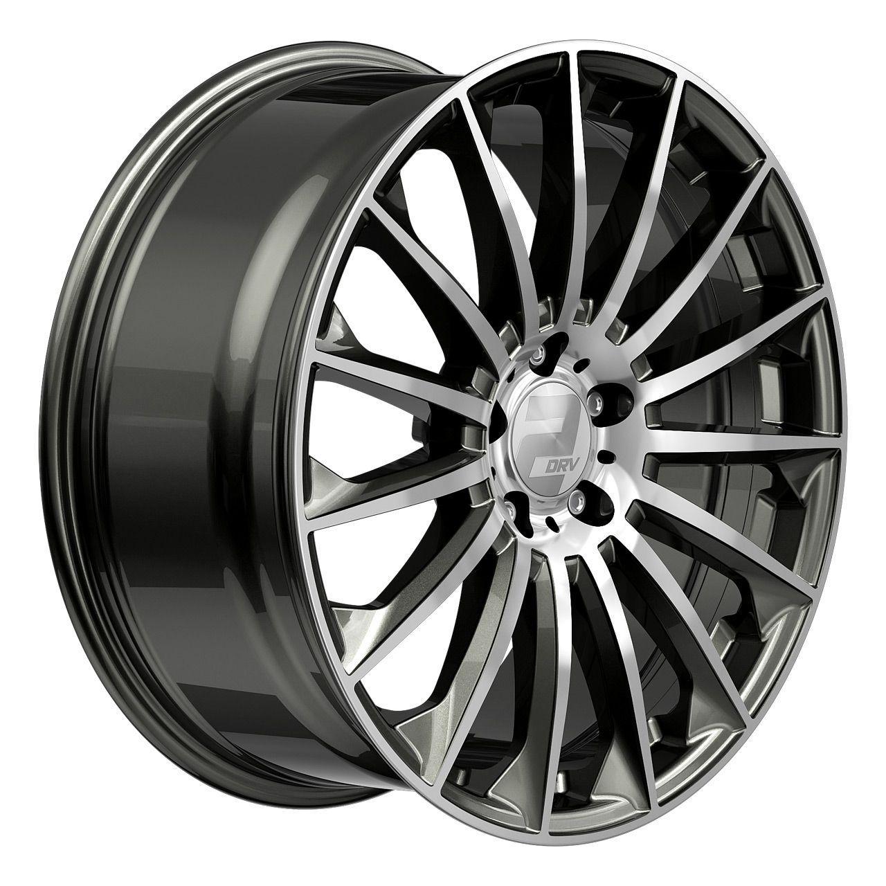 WHEELWORLD-2DRV WH39 dark gunmetal full painted with full machined lip 9.5Jx22 5x112 ET37