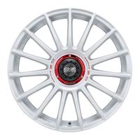 OZ SUPERTURISMO EVOLUZIONE WRC race white + red lettering 8.0Jx18 5x112 ET45