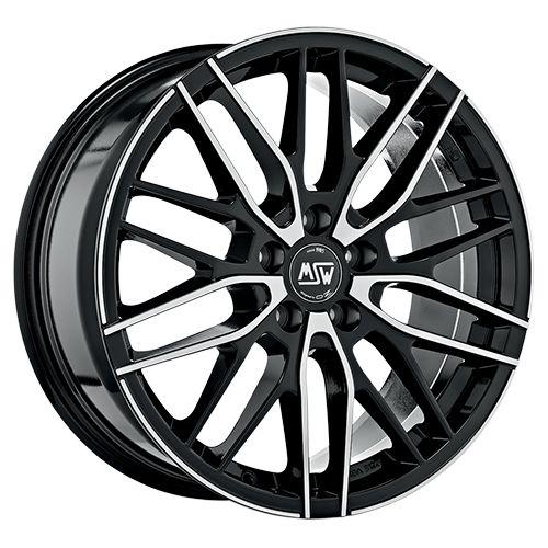 MSW (OZ) MSW 72 gloss black full polished 7.0Jx17 5x112 ET35