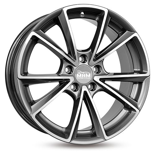 MAM WHEELS MAM A5 palladium front polished 8.0Jx19 5x112 ET45