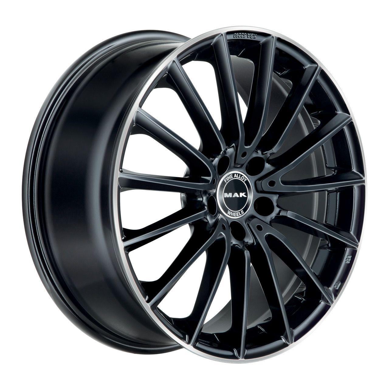 MAK KOMET gloss black mirror ring 11.0Jx21 5x112 ET48
