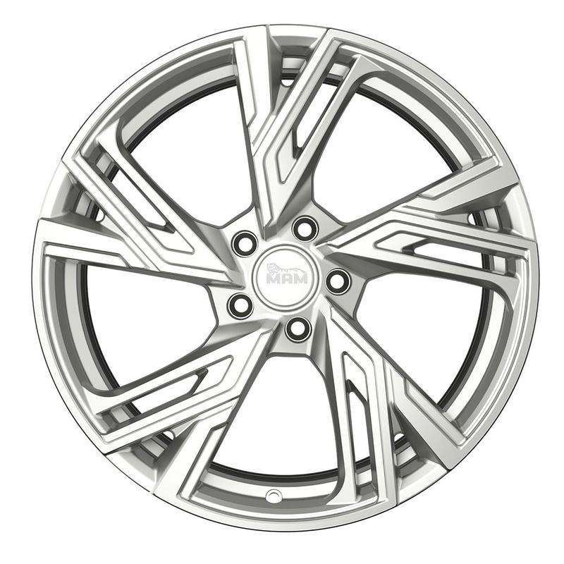 MAM WHEELS MAM RS5 silver painted 7.0Jx16 5x100 ET38