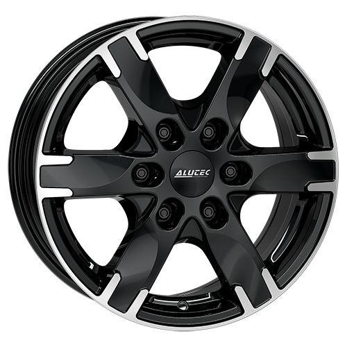 ALUTEC TITAN diamantschwarz frontpoliert 8.0Jx18 6x139.7 ET53