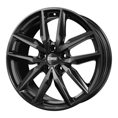 CMS C28-CBG complete black gloss 7.0Jx17 5x100 ET40