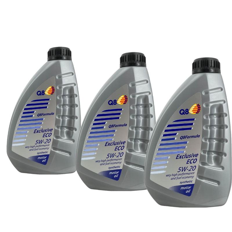 Q8 Formula Exclusive Eco 5W-20 3x1 Liter