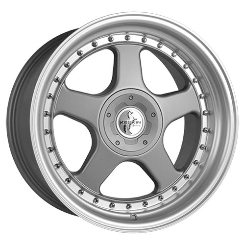 KESKIN WHEELS KT1 KLASSIK titan grey lip polish 10.0Jx18 5x100 ET25