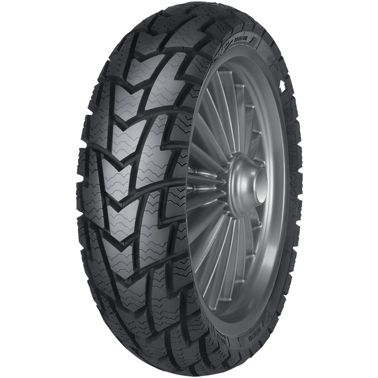 MITAS MC-32 WIN SCOOT 120/70 - 12 M/C TL 58P FRONT/REAR M+S