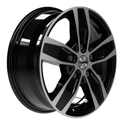 AUTEC TYP Q - QUANTRO 5L schwarz poliert 6.5Jx16 5x130 ET66