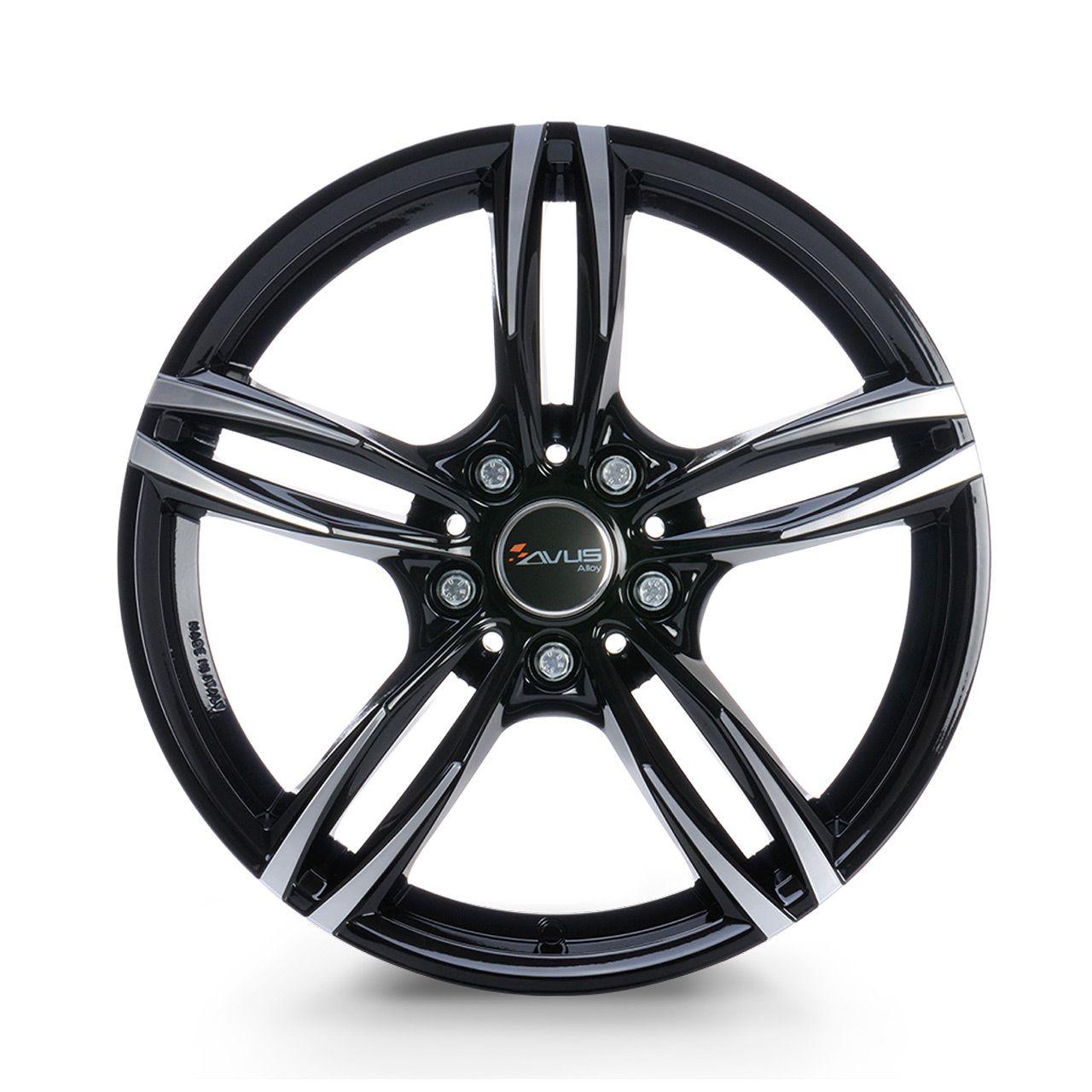 AVUS RACING AC-MB3 black polished 7.5Jx17 5x120 ET37