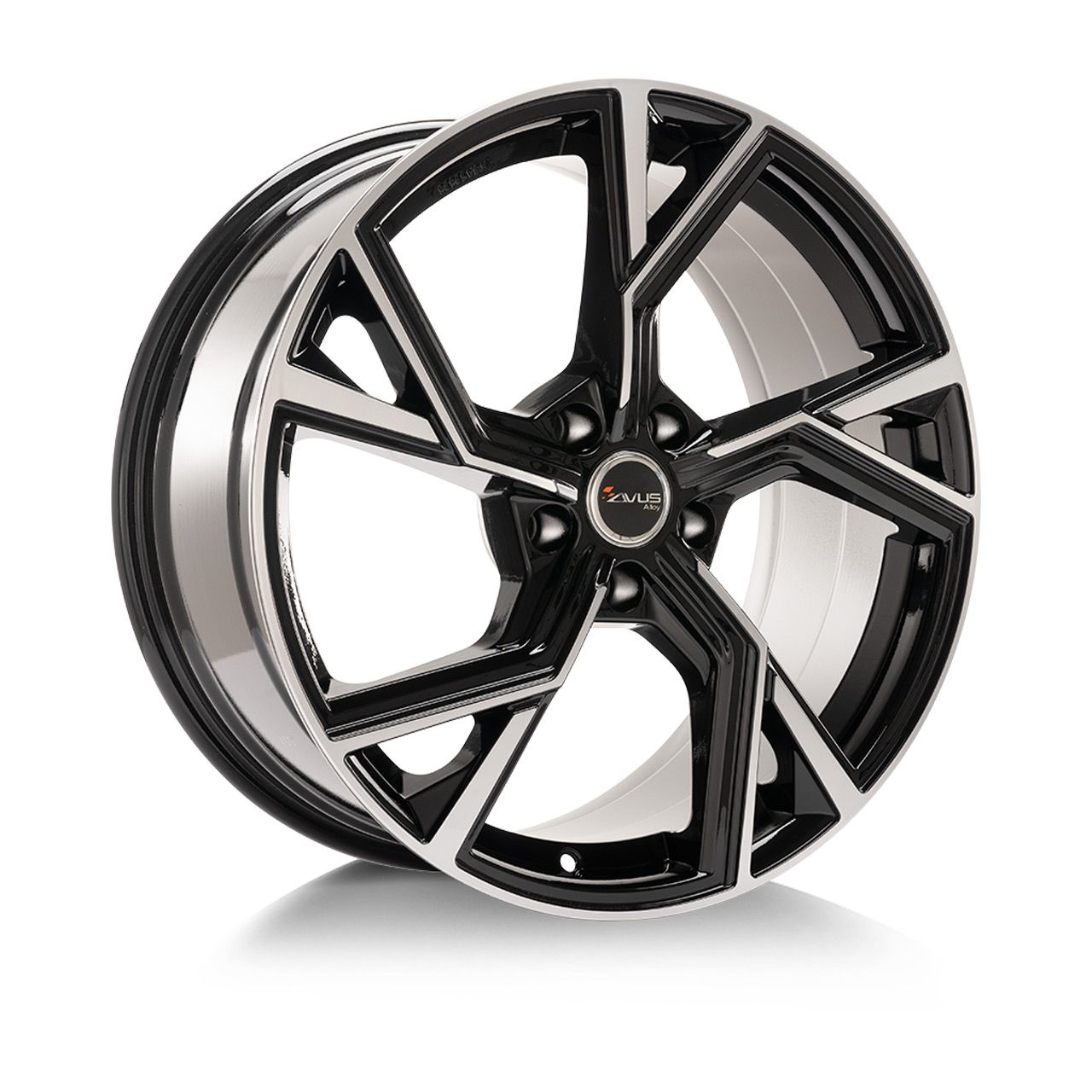 AVUS RACING AF20 black polished 8.0Jx18 5x112 ET28