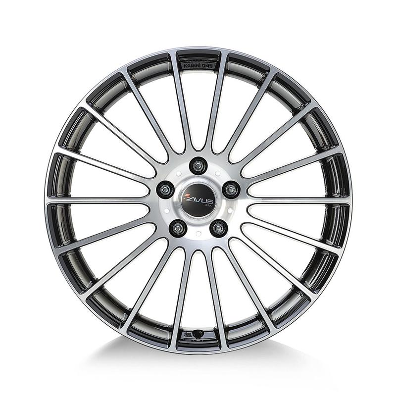 AVUS RACING AC-M03 black polished 7.5Jx17 5x108 ET45