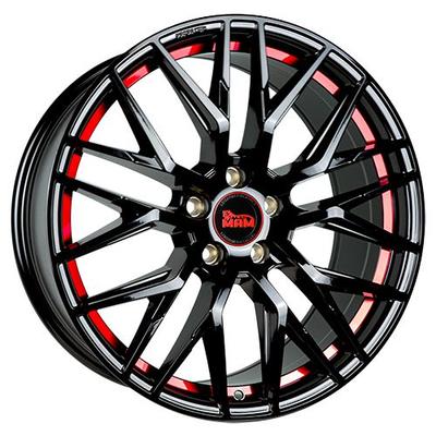 MAM WHEELS MAM RS4 black painted red inside 8.0Jx18 5x114.3 ET40
