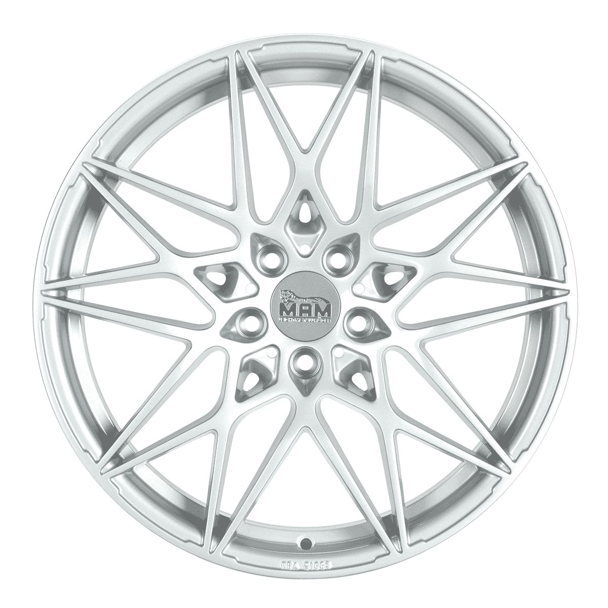 MAM WHEELS MAM B2N silver painted 8.5Jx19 5x112 ET45